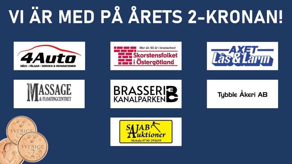 VI ÄR MED I ÅRETS 2-KRONAN