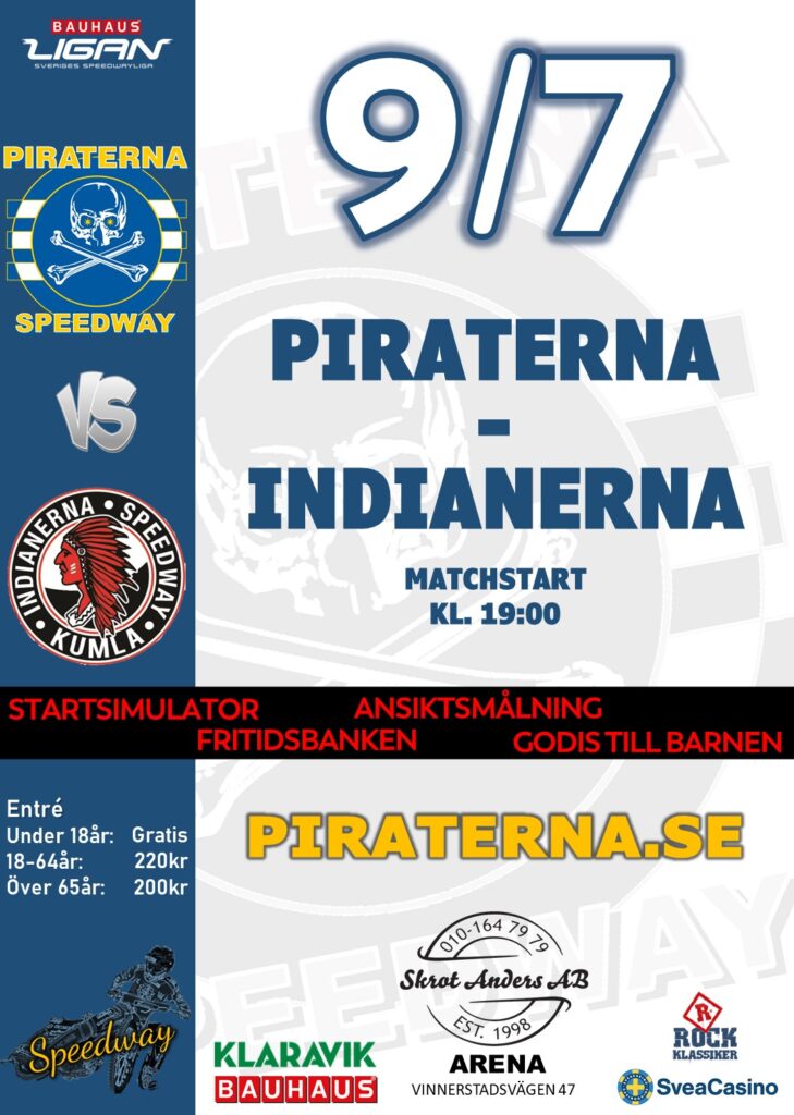 PIRATERNA – INDIANERNA